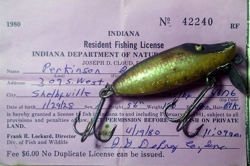 Bait on a Fishing License